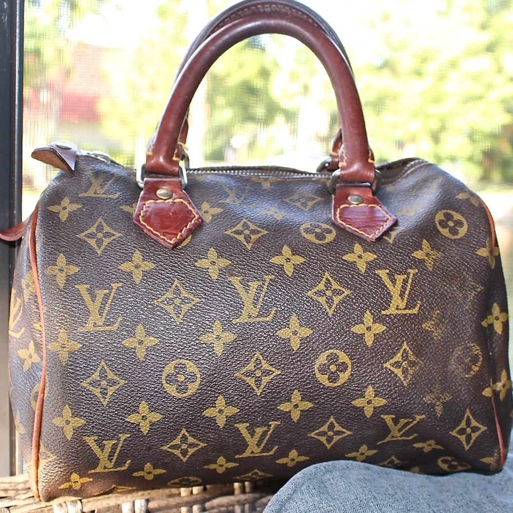 Auth Vtg LOUIS VUITTON LV Speedy 30 Monogram Bag